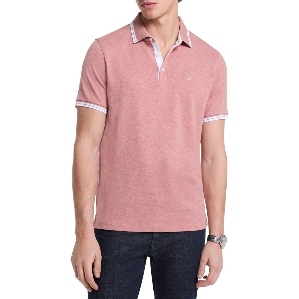 image:imageMichael Kors Mens Greenwich PoloDusty Rose Heather