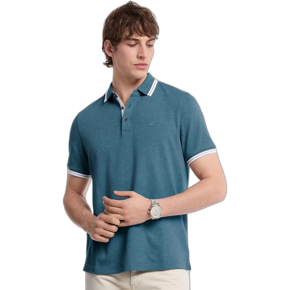 image:imageMichael Kors Mens Greenwich PoloSteel Blue Heather