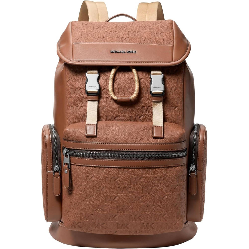 image:imageMichael Kors Mens Jet Set Triple Pocket BackpackMatte Pebble Emb Leather LuggageLuggage