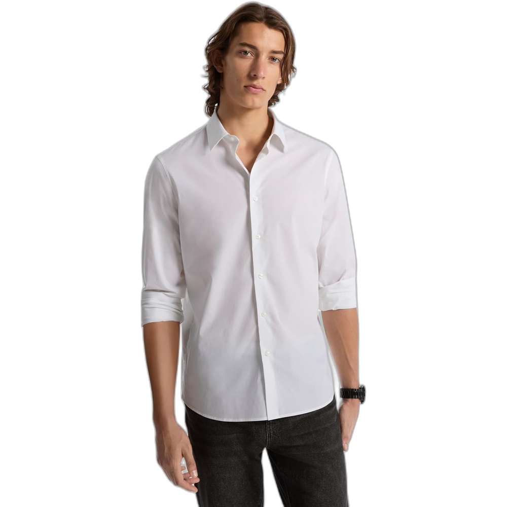 image:imageMichael Kors Mens Long Sleeve Classic Cotton ShirtWhite