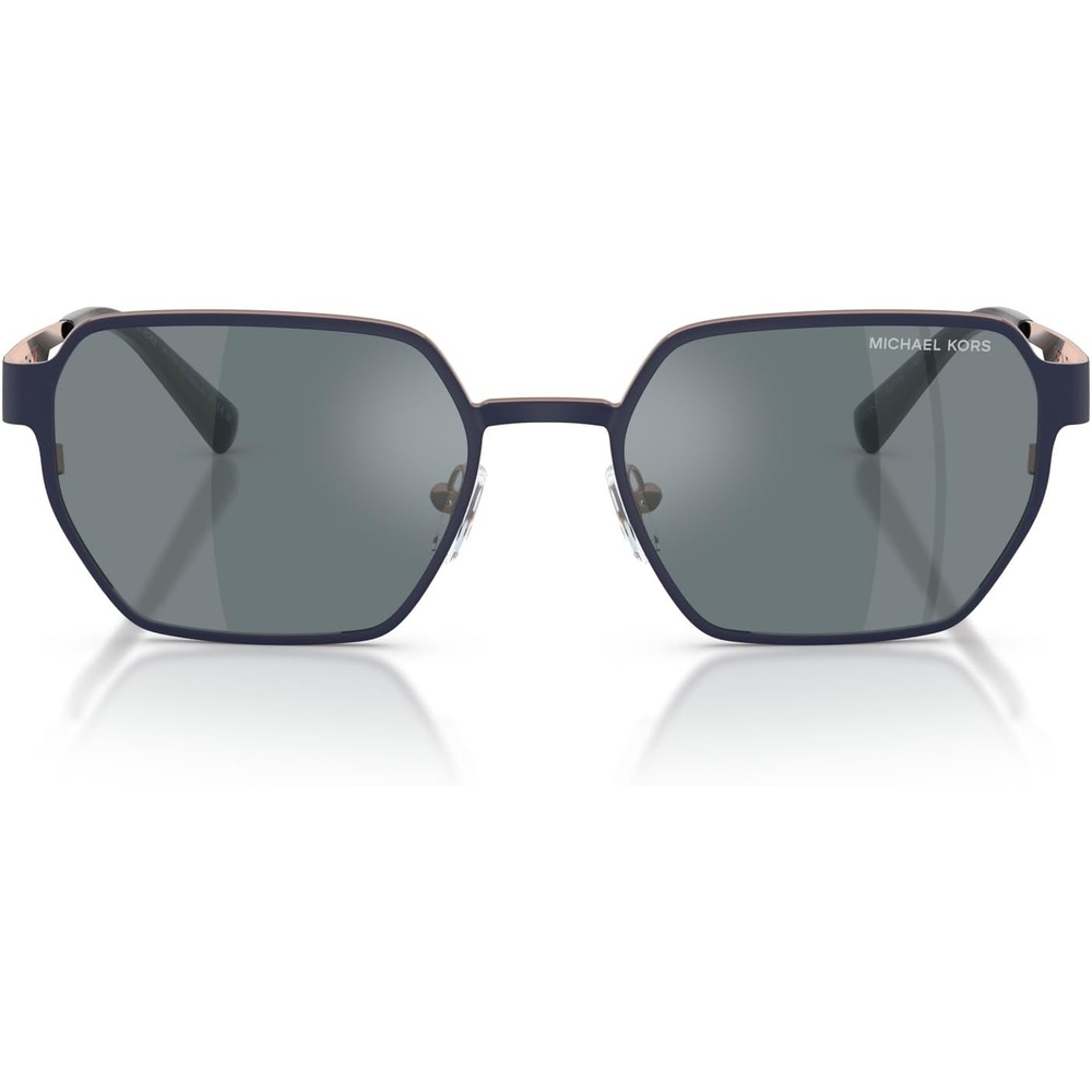 image:imageMichael Kors Mens MK1183 Madagascar Hexagonal Sunglasses Navy MatteGrey Monochromatic 55 mm