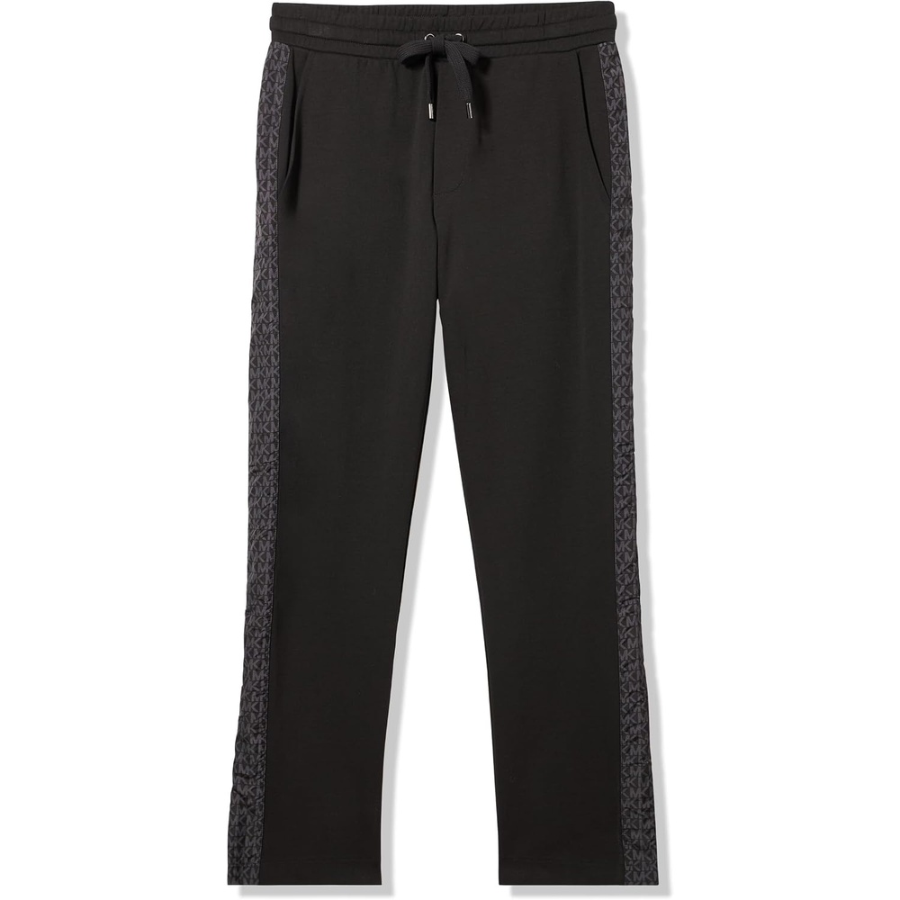 image:imageMichael Kors Mens Mk Signature Logo Cotton Blend PantBlack