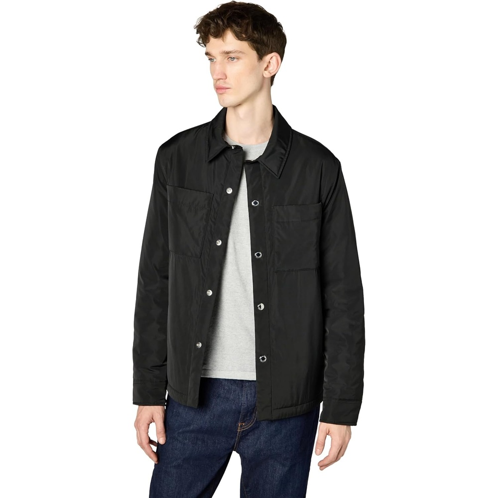 image:imageMichael Kors Mens Nylon Padded Shirt JacketBlack