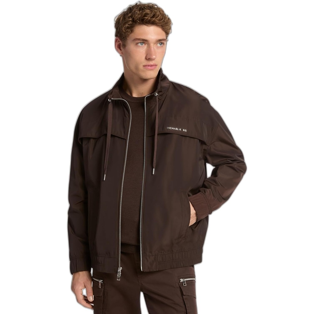 image:imageMichael Kors Mens Nylon Windbreaker JacketChocolate