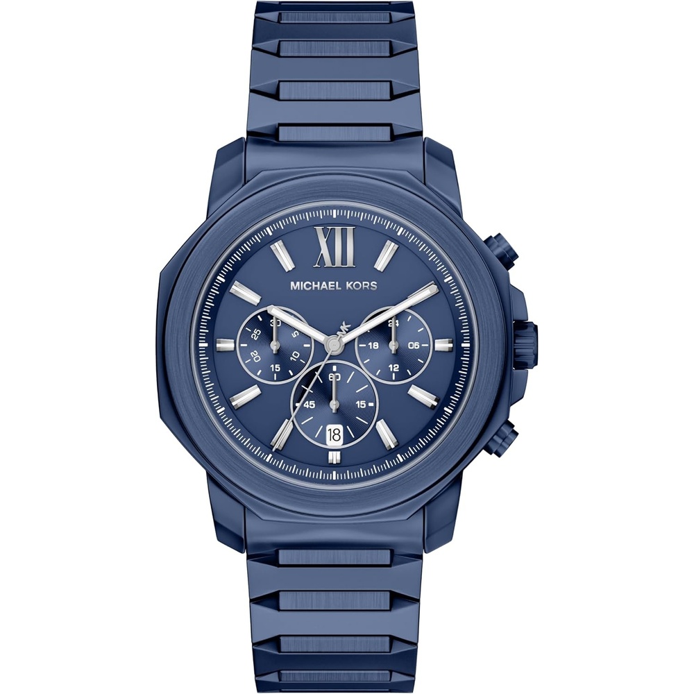 image:imageMichael Kors Mens Prescott Chronograph Blue Stainless Steel Watch Model MK9251