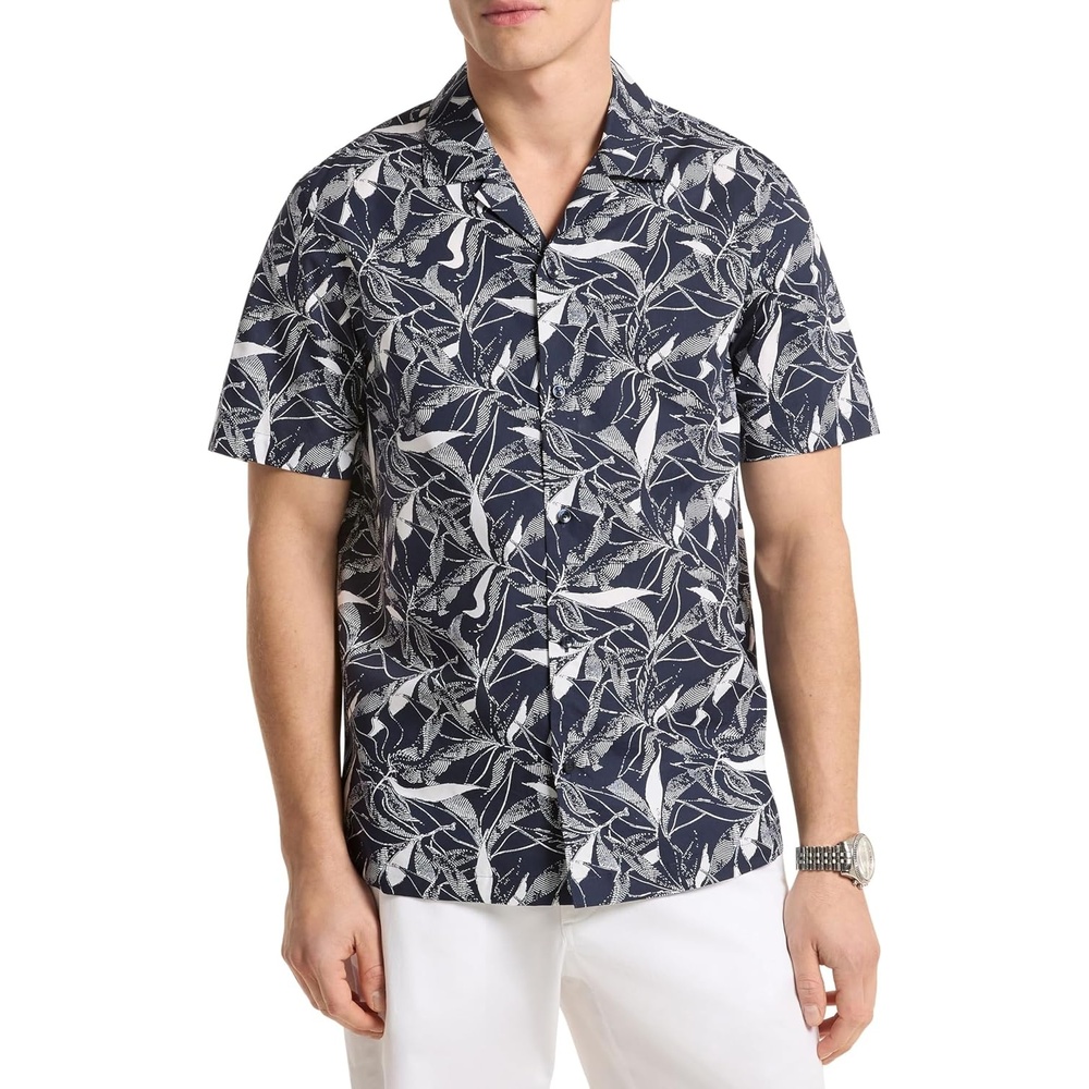 image:imageMichael Kors Mens Short Sleeve Large FloralMidnight