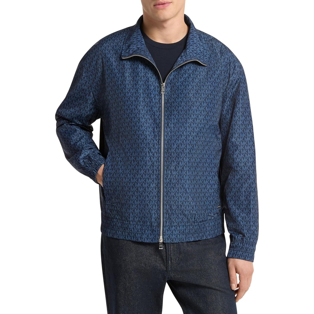 image:imageMichael Kors Mens Signature Printed WindbreakerMidnight