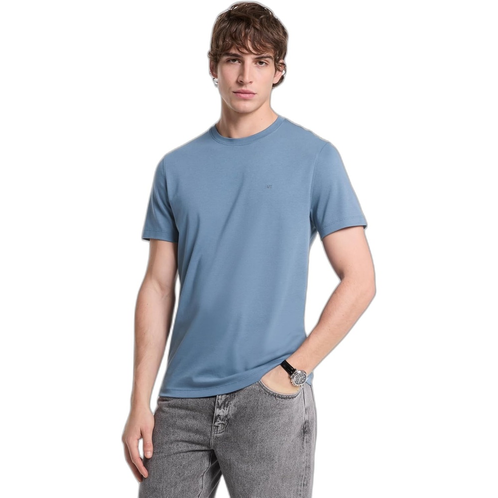 image:imageMichael Kors Mens Sleek MK Crewneck TShirtFrench Blue