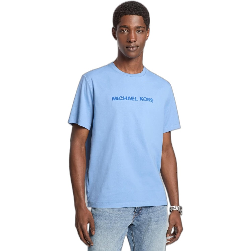 image:imageMichael Kors Mens Tufted Logo TShirtFrench Blue
