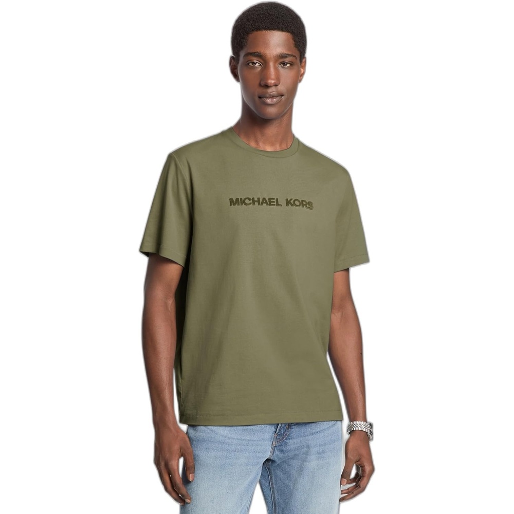 image:imageMichael Kors Mens Tufted Logo TShirtIvy