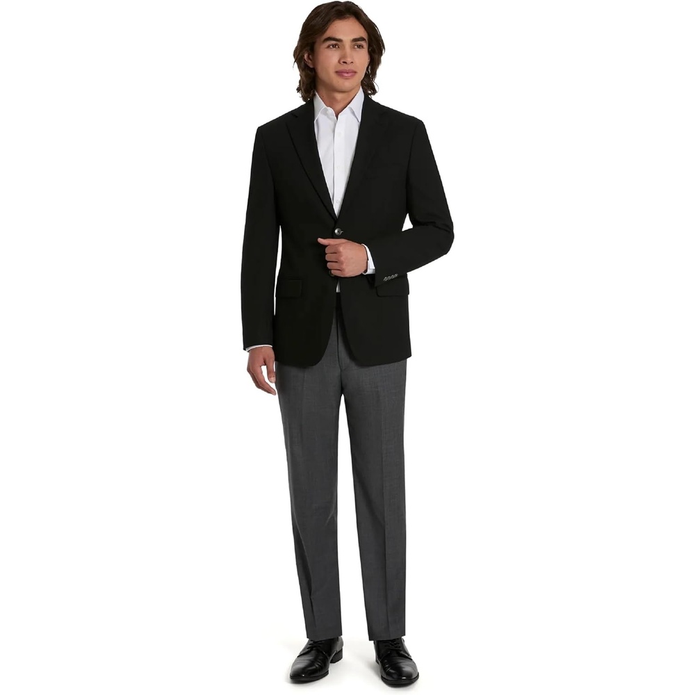 image:imageMichael Kors Mens Twill Koop Classic Regular Big amp Tall Sport Coat Performance Fabric for comfort  Business amp Casual WearBlack
