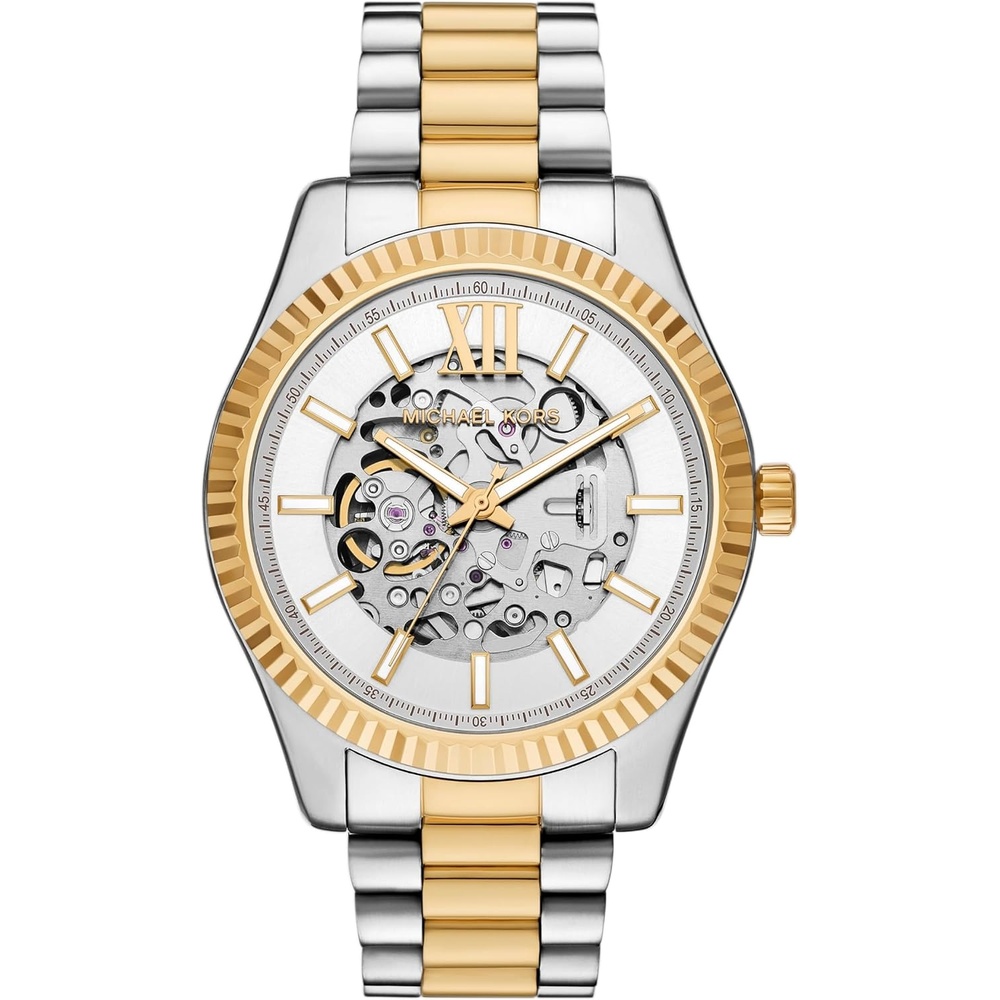image:imageMichael Kors Mens Watch Lexington Automatic TwoTone Stainless Steel Watch for Men