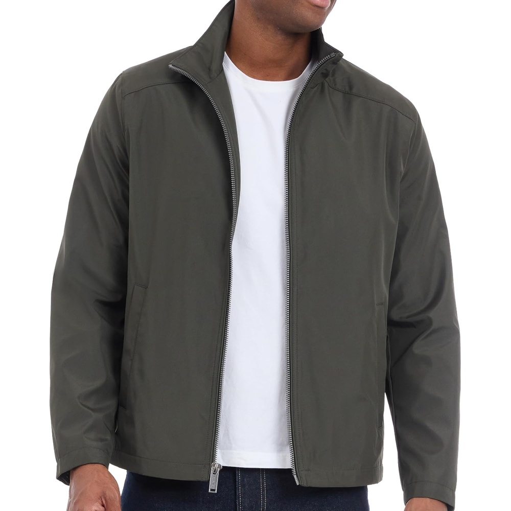 image:imageMichael Kors Reinforced Polyester Jacket Wind and Water ResistantDark Olive Green