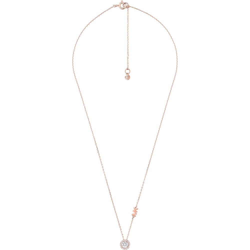 image:imageMichael Kors Rose GoldTone Necklace Sterling Silver Necklaces Jewelry for WomenRound Pav