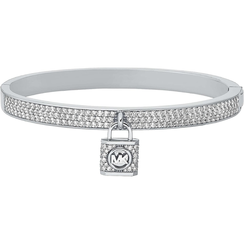 image:imageMichael Kors SilverTone Bracelet for Women Bracelets Jewelry for WomenPav Pendant Bangle