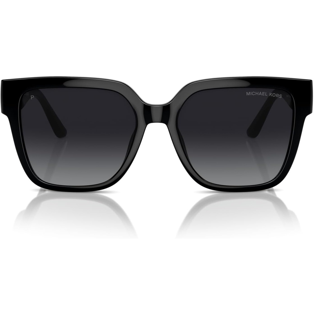 image:imageMichael Kors Unisex Adult Mk2170u Karlie Universal Fit Square SunglassesBlackGrey Gradient Polarized