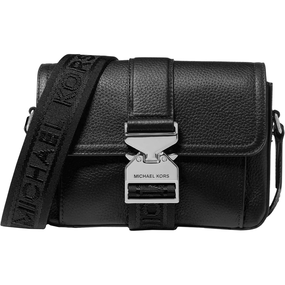 image:imageMichael Kors Unisex Hudson Aviator Crossbody BagBlack