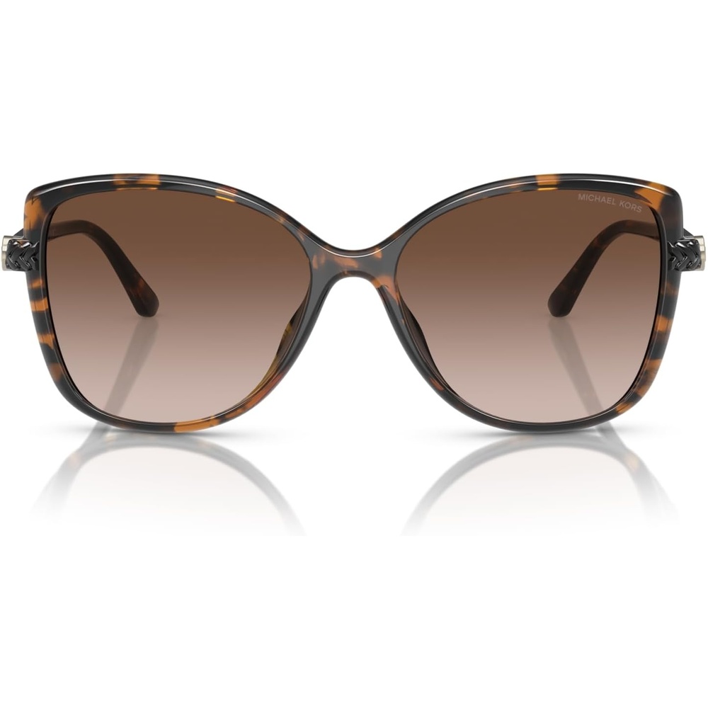 image:imageMichael Kors Womens MK2181U Malta Universal Fit Butterfly SunglassesDark TortoiseBrown Gradient