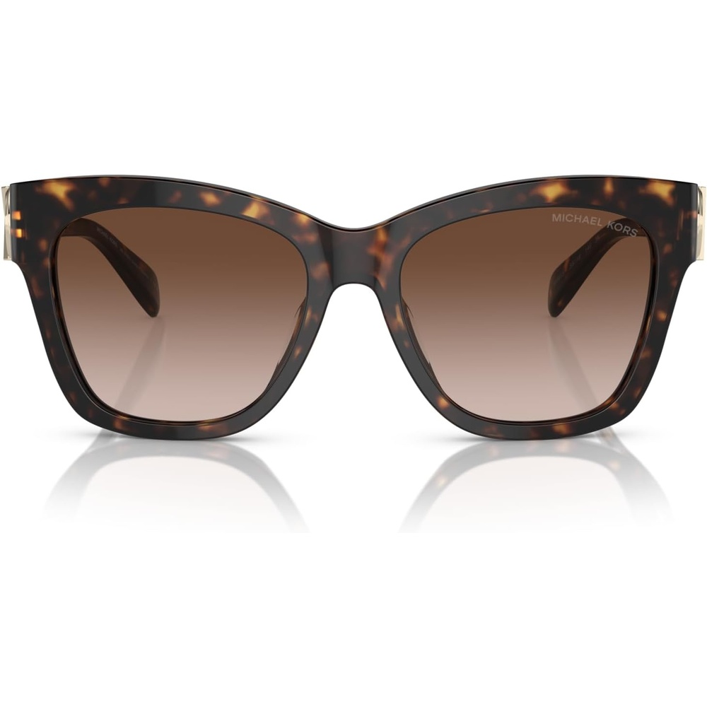 image:imageMichael Kors Womens MK2182U Empire Square Universal Fit Square SunglassesDark TortoiseBrown Gradient
