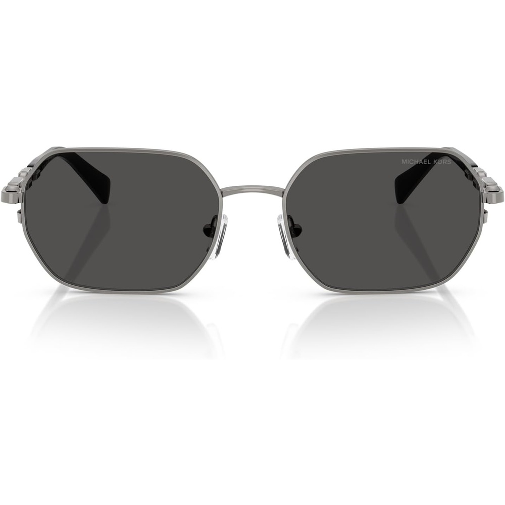 image:imageMichael Kors Womens Mk1165 Saint Martin Square SunglassesGunmetal ShinyDark Grey Solid