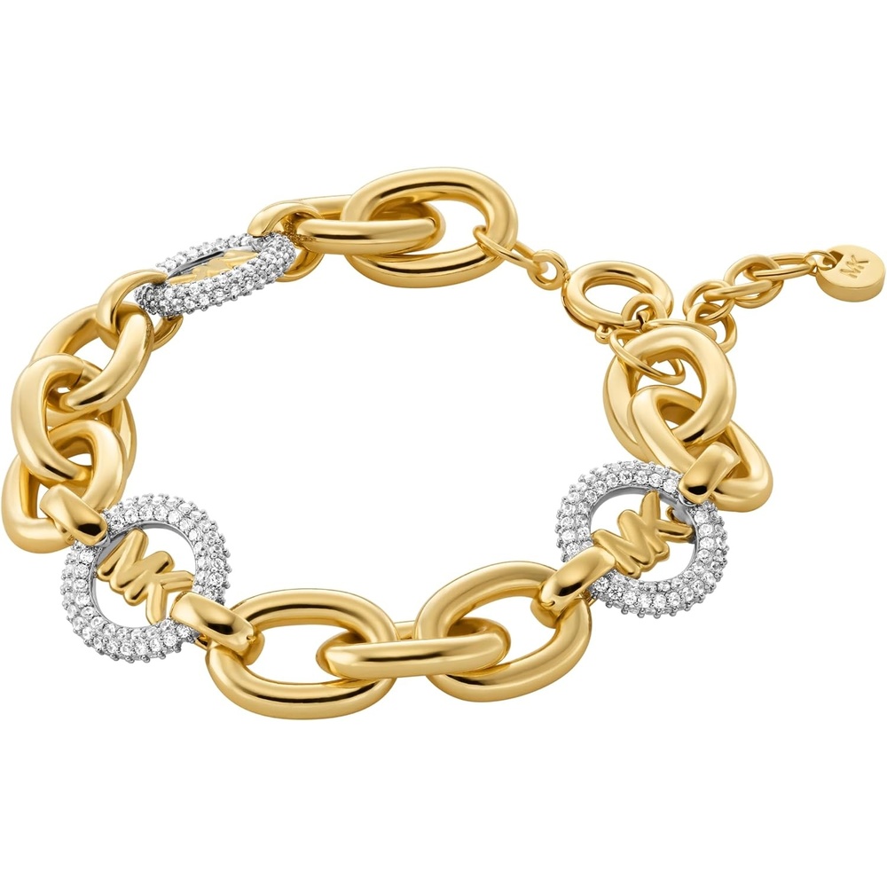 image:imageMichael Kors Womens Pav Logo Chain Bracelet Model MKJ8547931