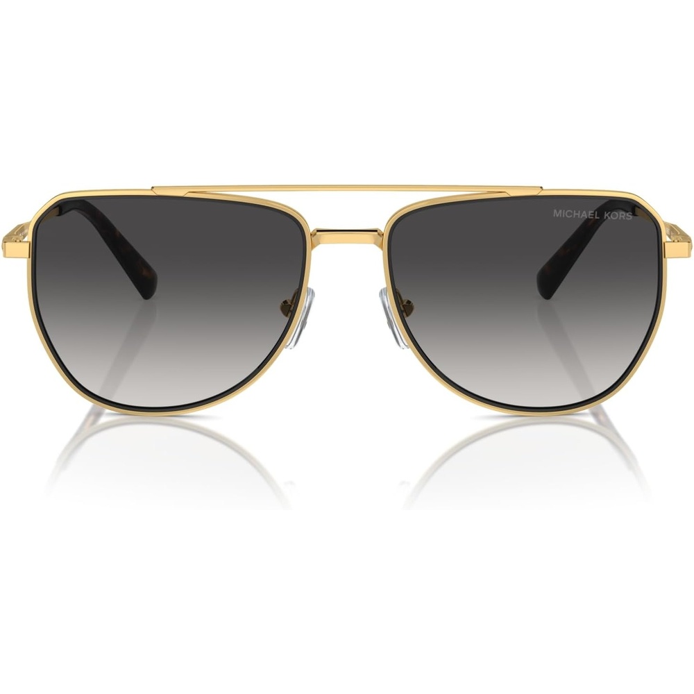 image:imageMichael Kors mens Mk1155 Whistler Aviator SunglassesShiny GoldLight Grey Gradient