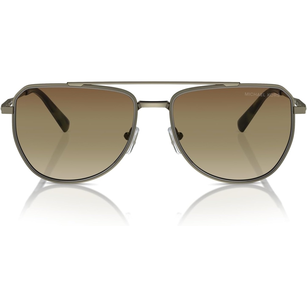 image:imageMichael Kors mens Mk1155 Whistler Aviator SunglassesShiny OliveBrown Olive Gradient
