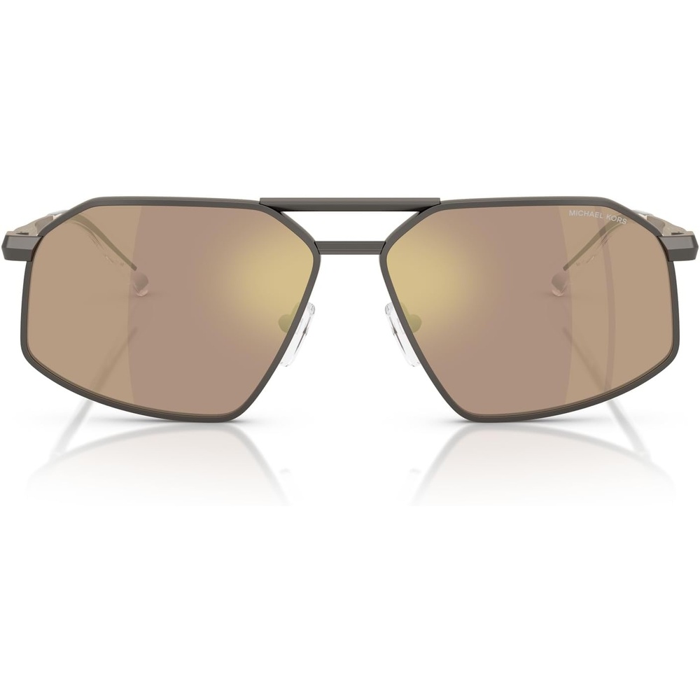 image:imageMichael Kors mens Mk1167 Mar Vista Hexagonal SunglassesMatte GunmetalHusk Mirrored