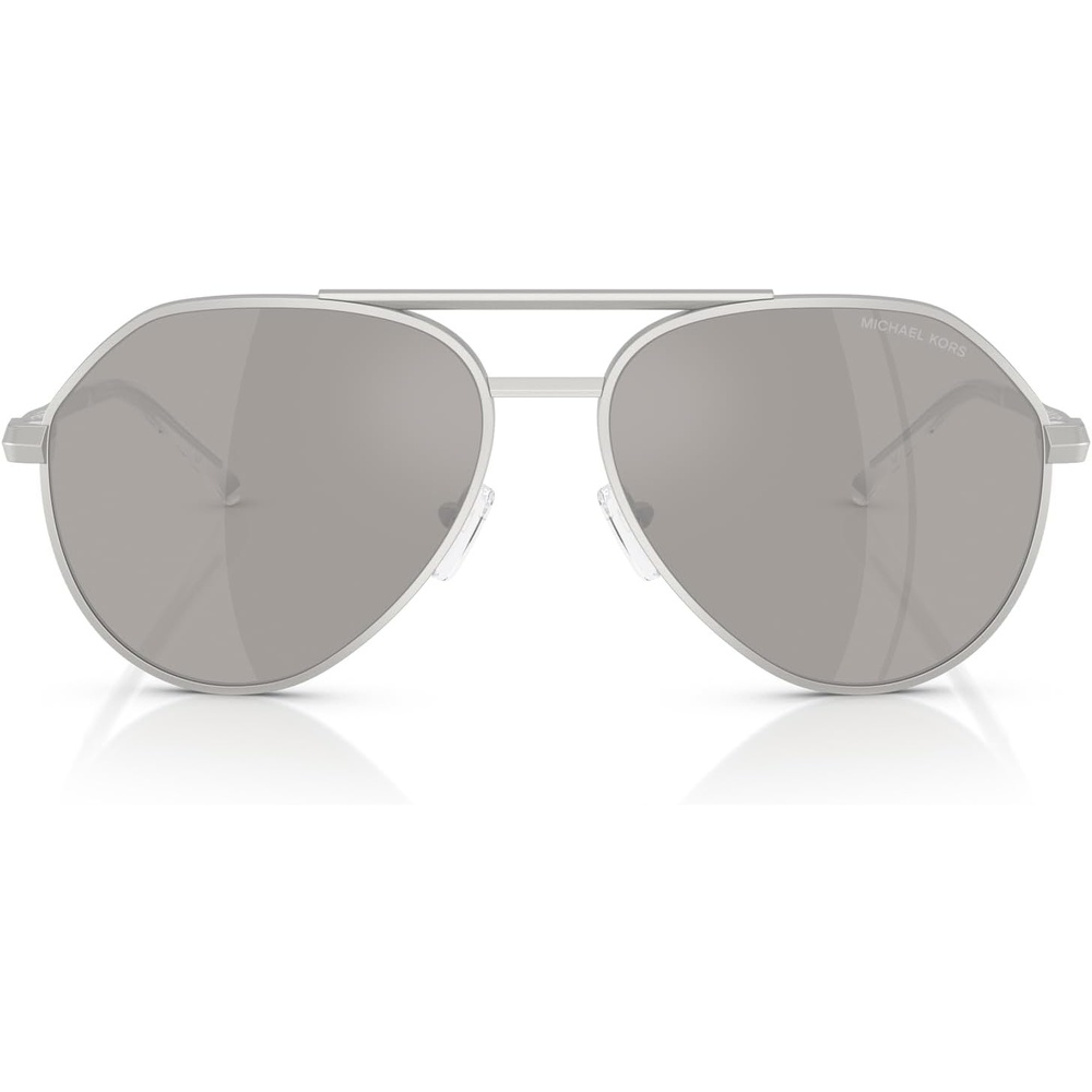 image:imageMichael Kors mens Mk1168 Brentwood Aviator SunglassesMatte SilverSilver Mirrored