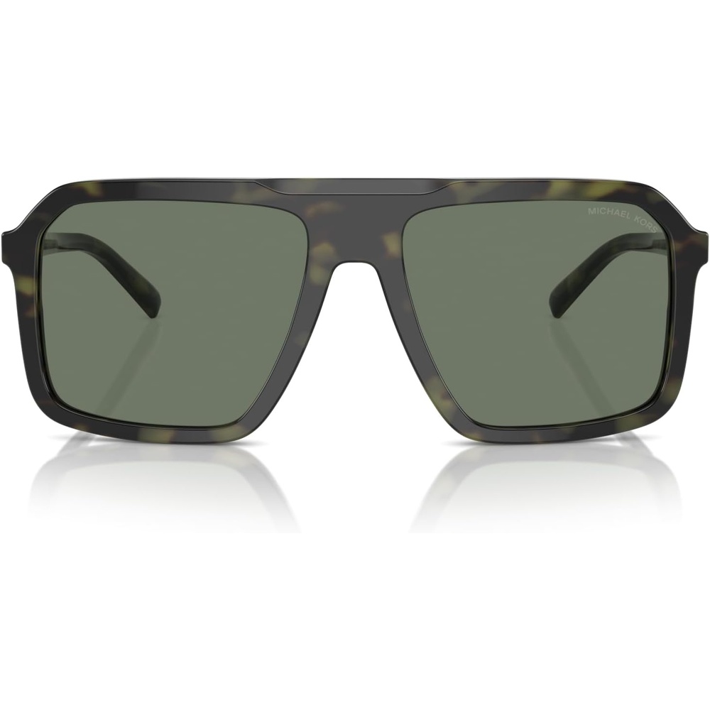 image:imageMichael Kors mens Mk2218u Murren Universal Fit Square SunglassesOlive TortoiseOlive Green