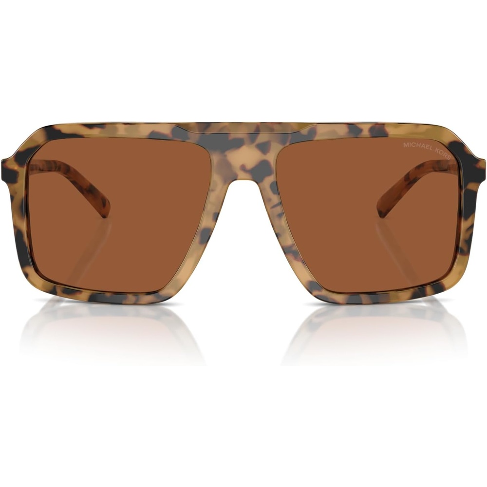image:imageMichael Kors mens Mk2218u Murren Universal Fit Square SunglassesVintage TortoiseBrown Solid