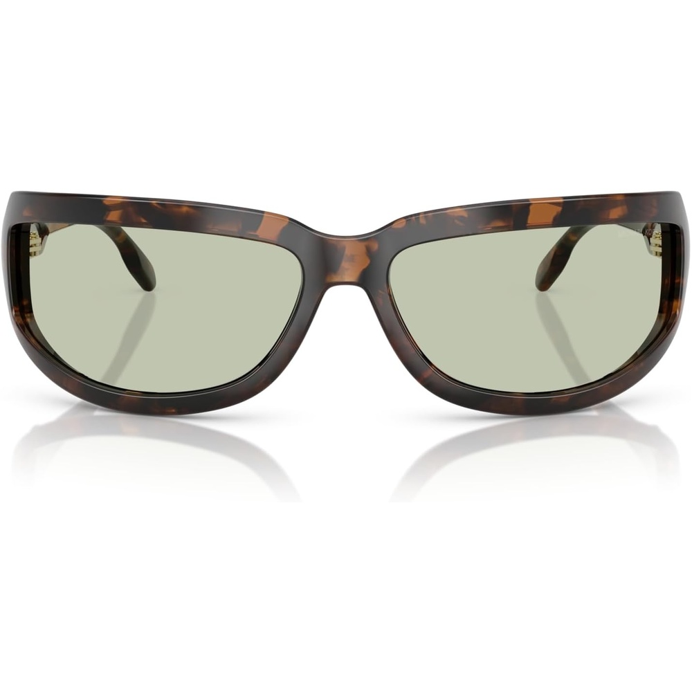 image:imageMichael Kors mens Mk2226 Zion Rectangular SunglassesDark TortoiseGreen Solid