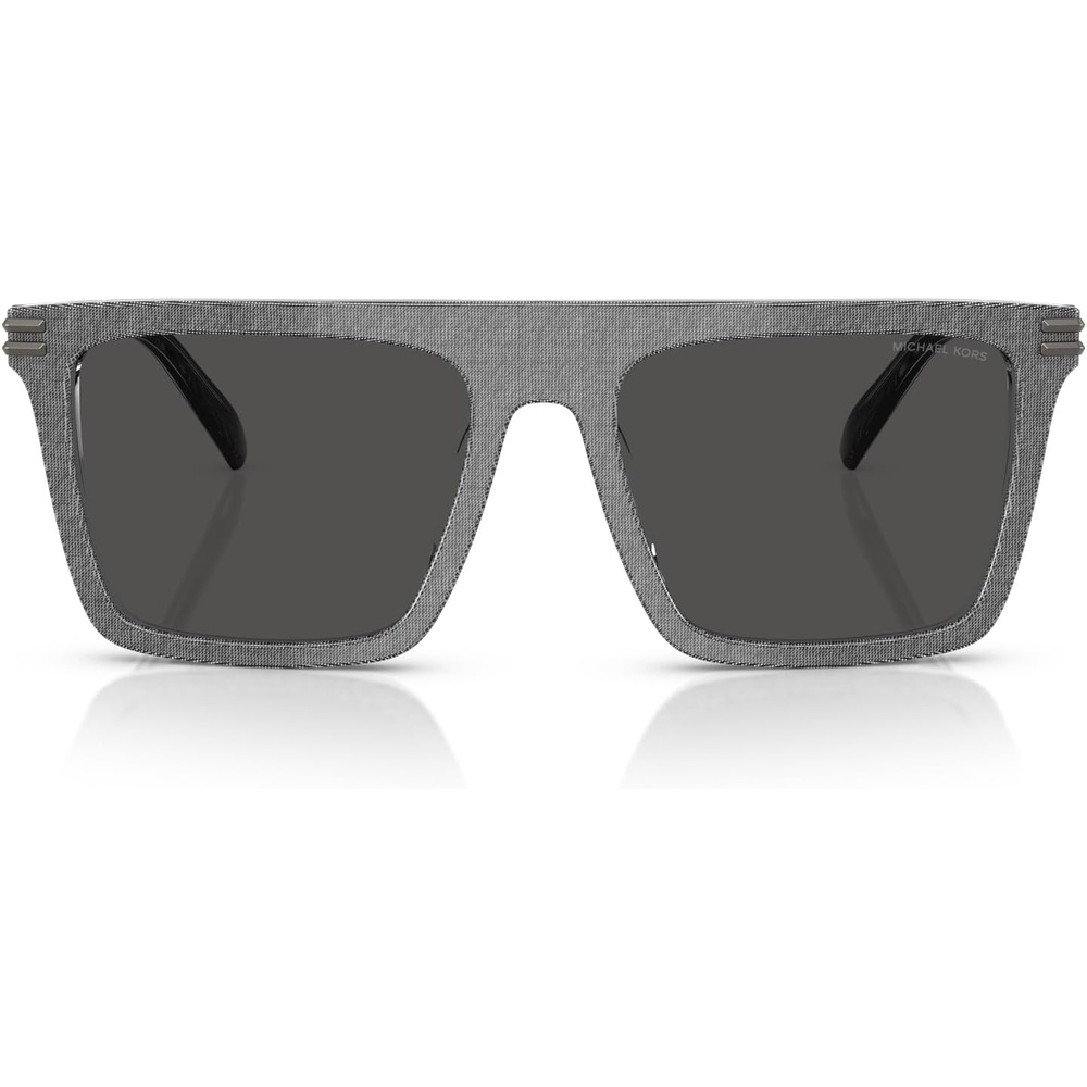 image:imageMichael Kors mens Mk2249u Edgewater Universal Fit Square SunglassesGrey DenimDark Grey Solid