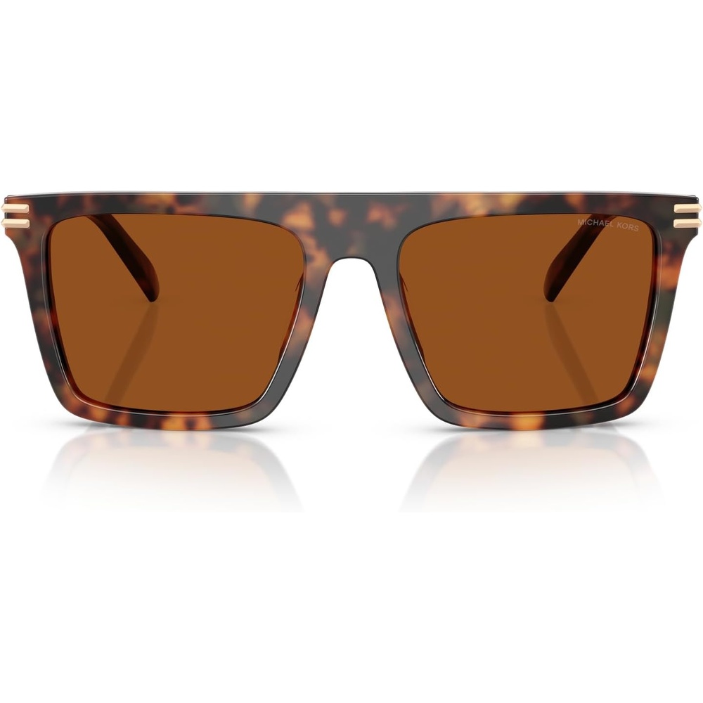 image:imageMichael Kors mens Mk2249u Edgewater Universal Fit Square SunglassesVintage TortoiseBrown Solid