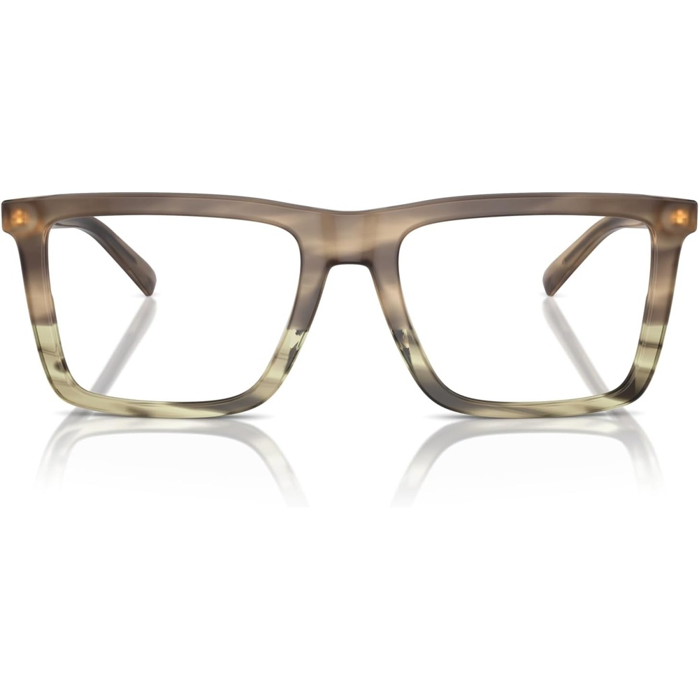 image:imageMichael Kors mens Mk4124u Sorengo Universal Fit Rectangular Prescription Eyewear FramesOlive Block TortoiseDemo Lens
