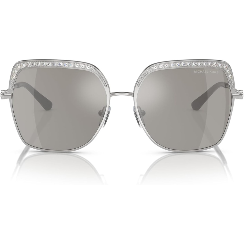 image:imageMichael Kors womens Mk1141 Greenpoint Square SunglassesSilverCrystal Insert
