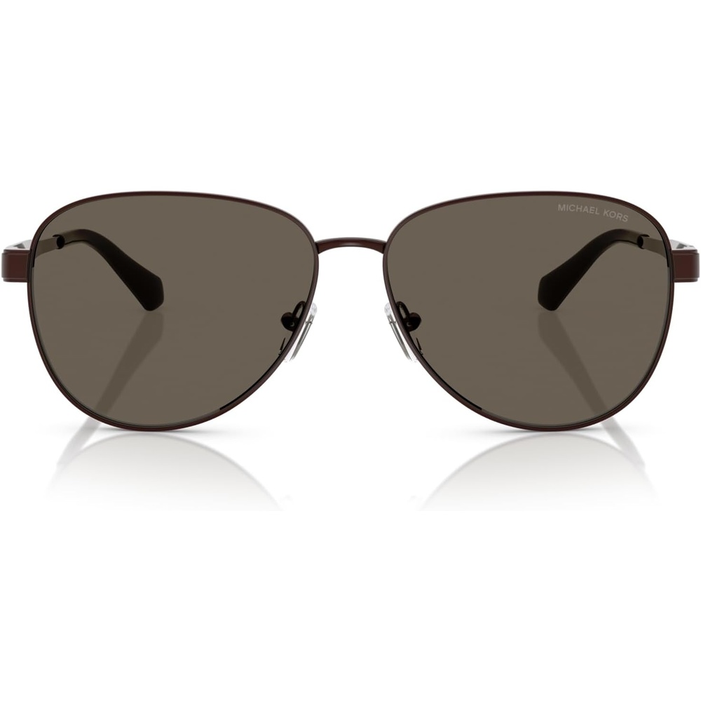 image:imageMichael Kors womens Mk1160 Biarritz Aviator SunglassesShiny ChocolateChocolate Solid