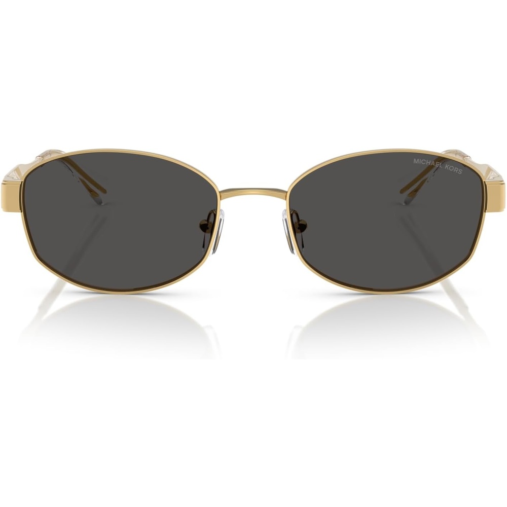 image:imageMichael Kors womens Mk1161 Monte Carlo Oval SunglassesYellow GoldDark Grey Solid