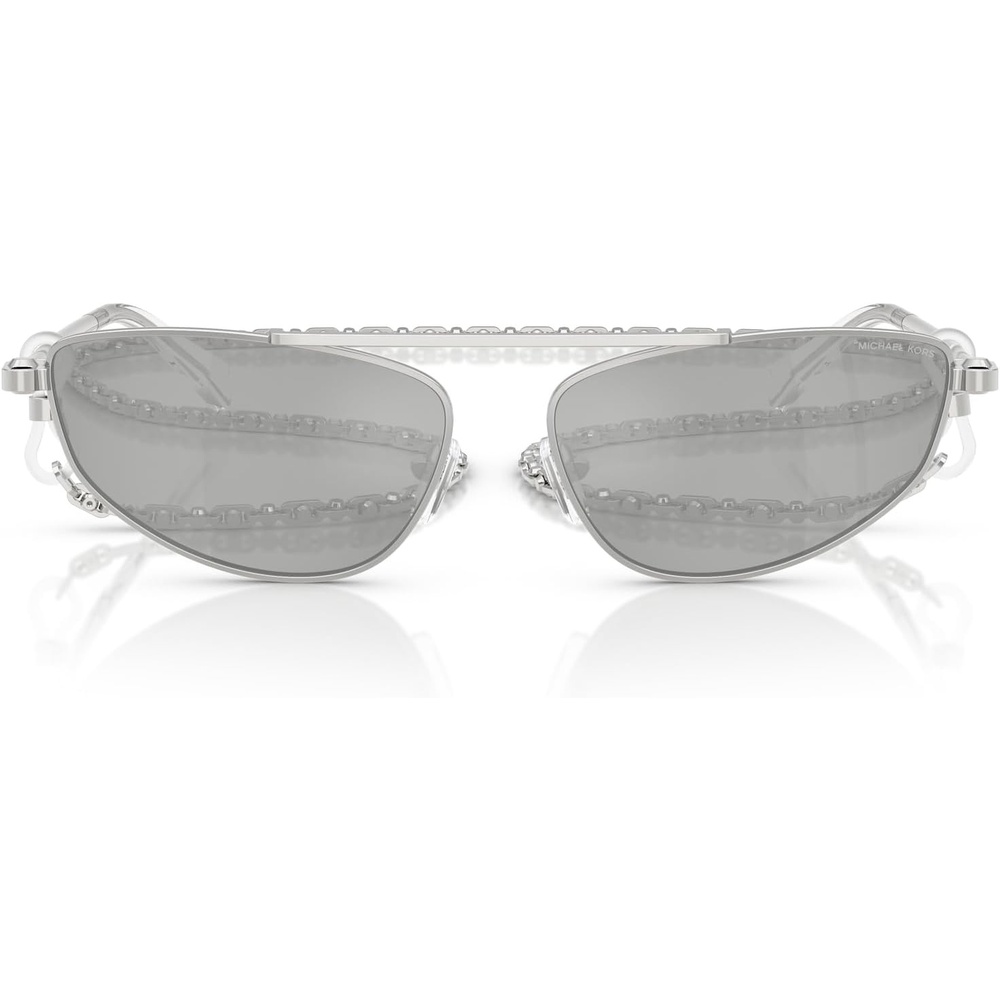 image:imageMichael Kors womens Mk1164 Buenos Aires Oval SunglassesSilver ShinySilver Mirrored