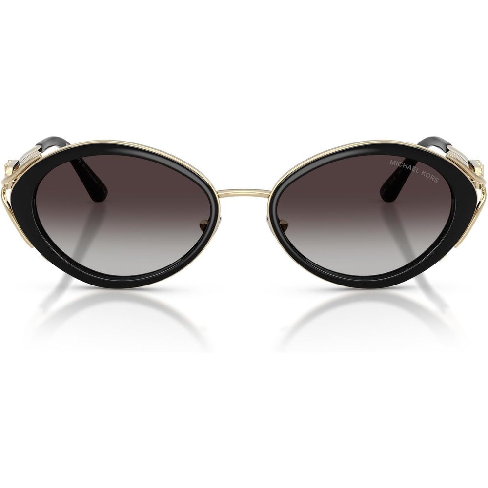 image:imageMichael Kors womens Mk1179 Key West Oval SunglassesBlackLight Grey Gradient Black
