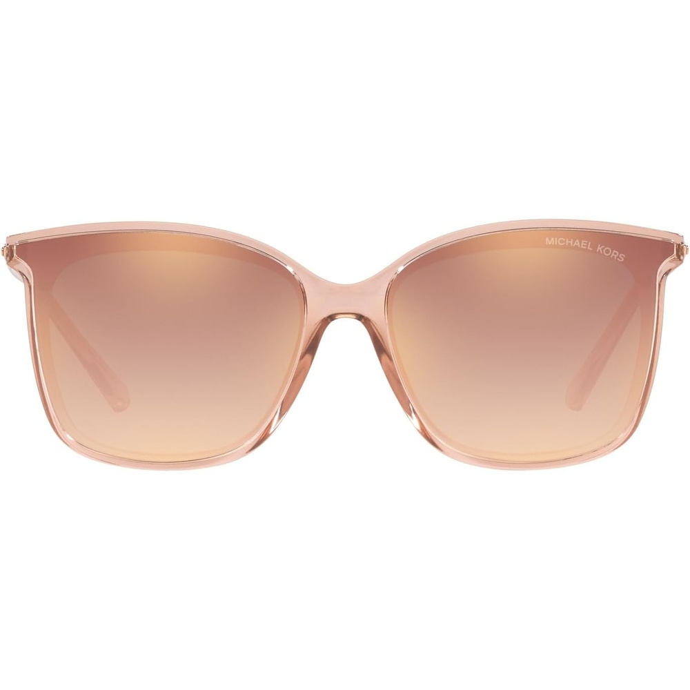 image:imageMichael Kors womens Mk2079u Zermatt Universal Fit Square SunglassesPink TransparentRose Gold Gradient Mirrored