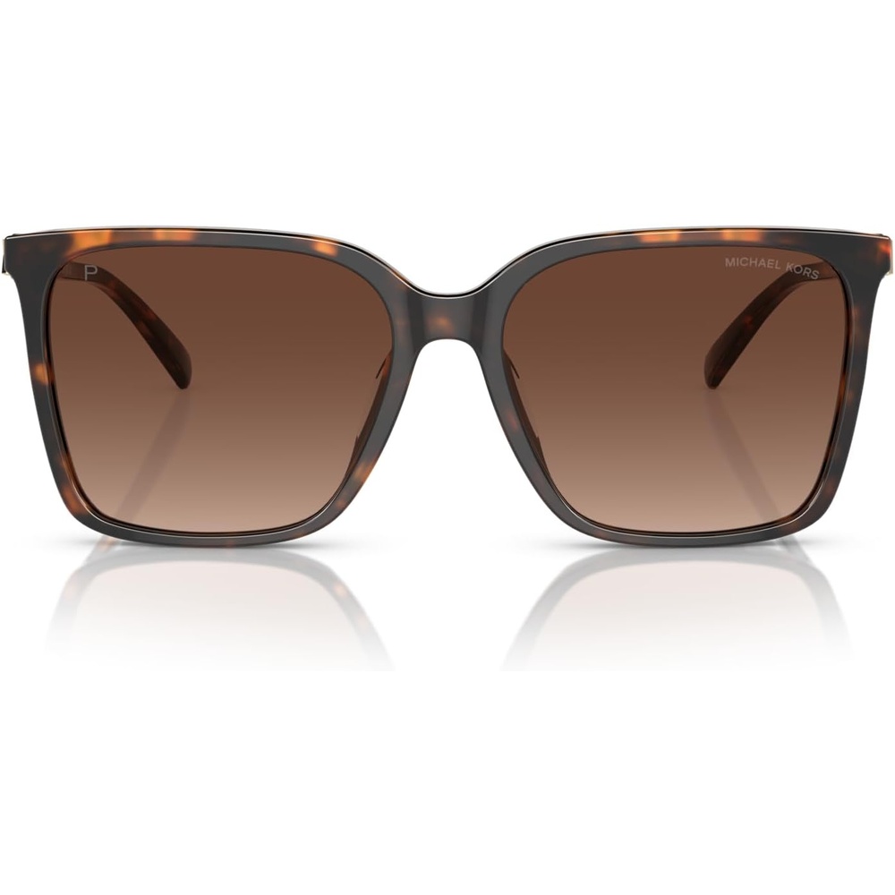 image:imageMichael Kors womens Mk2197u Canberra Universal Fit Round SunglassesDark TortoiseBrown Gradient Polarized