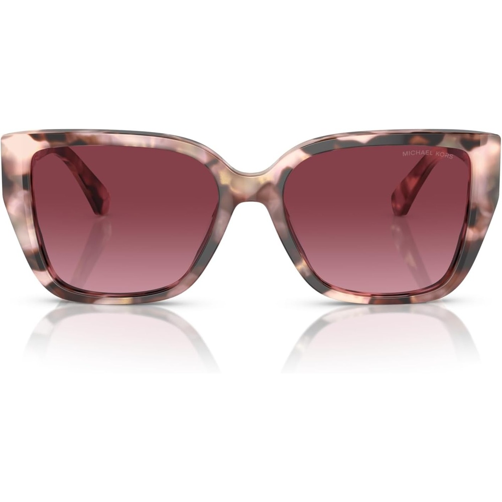 image:imageMichael Kors womens Mk2199 Acadia Rectangular SunglassesPink Pearlized TortoiseBurgundy Gradient