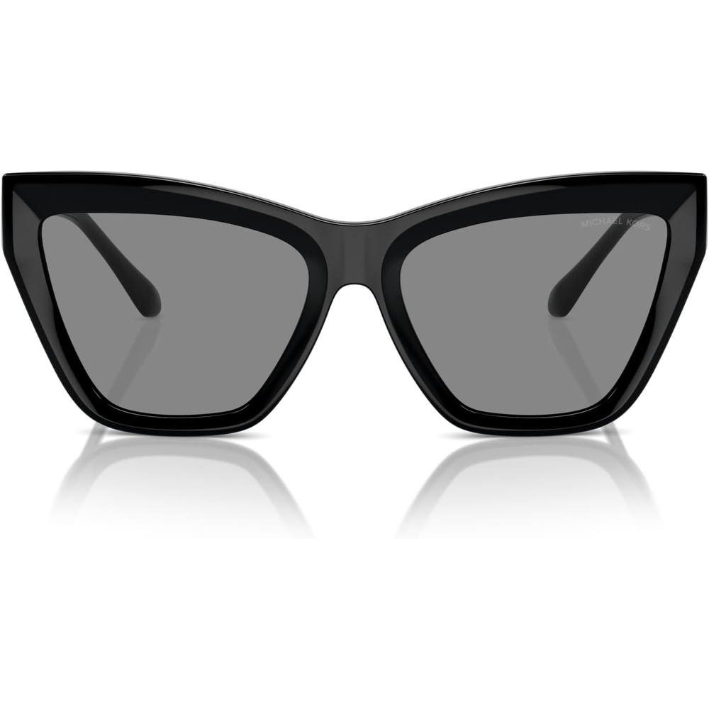 image:imageMichael Kors womens Mk2211u Dubai Universal Fit Cat Eye SunglassesBlackDark Grey Solid