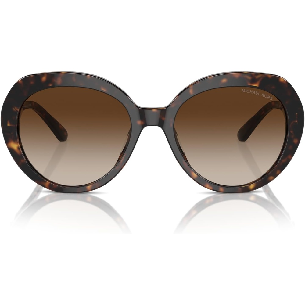 image:imageMichael Kors womens Mk2214u San Lucas Universal Fit Round SunglassesDark TortoiseBrown Gradient