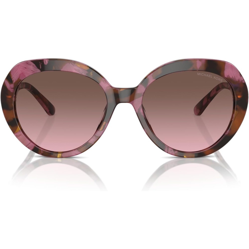 image:imageMichael Kors womens Mk2214u San Lucas Universal Fit Round SunglassesPlum Graphic TortoiseCordovan Gradient