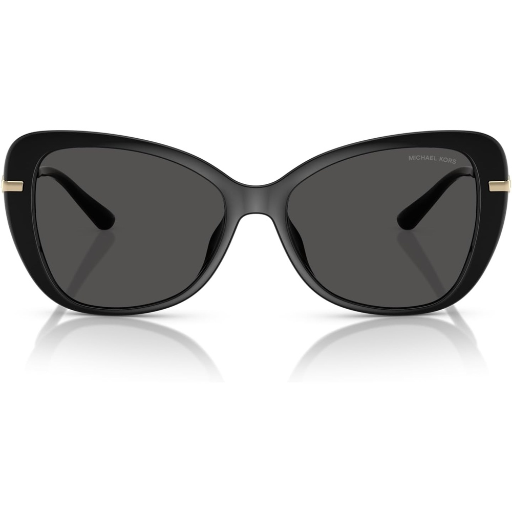 image:imageMichael Kors womens Mk2230u Saint Croix Universal Fit Butterfly SunglassesBlackDark Grey Solid