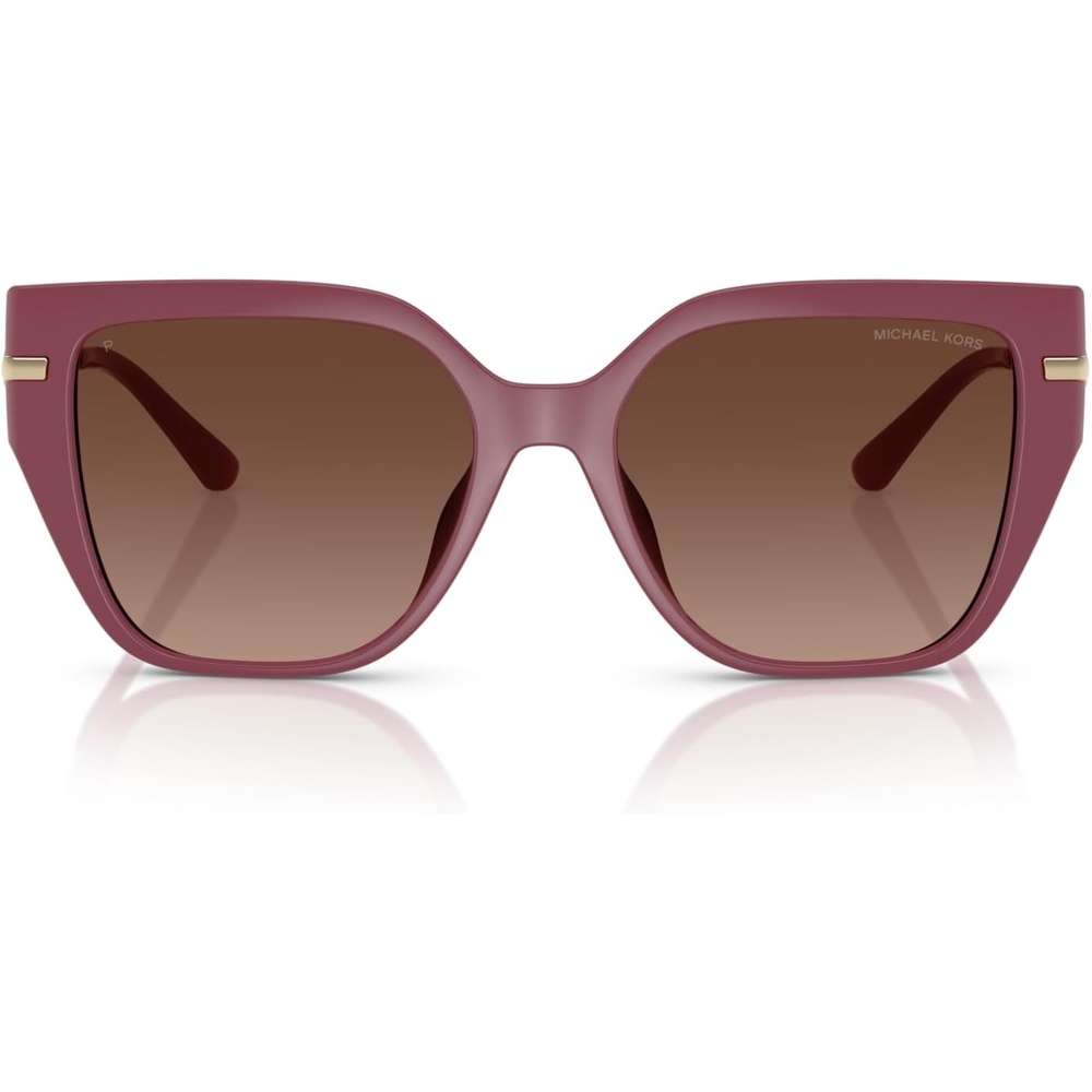 image:imageMichael Kors womens Mk2231u St Barths Universal Fit Square SunglassesMulberryBrown Gradient Polarized