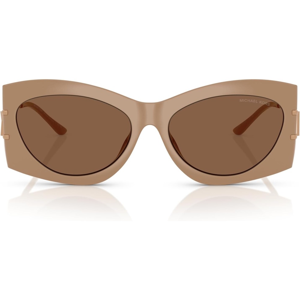 image:imageMichael Kors womens Mk2235u Navarra Universal Fit Square SunglassesCamelBrown Solid