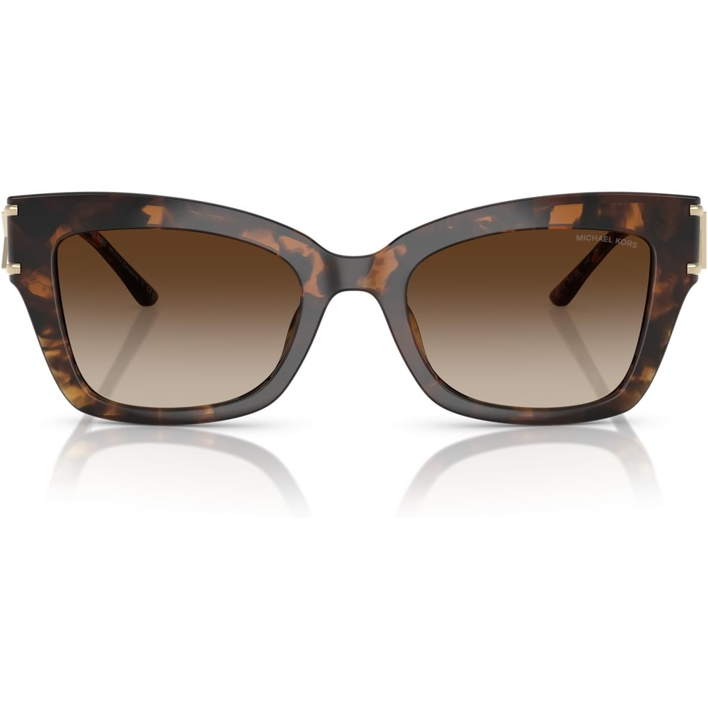 image:imageMichael Kors womens Mk2237u Cantabria Universal Fit Square SunglassesDark TortoiseBrown Gradient